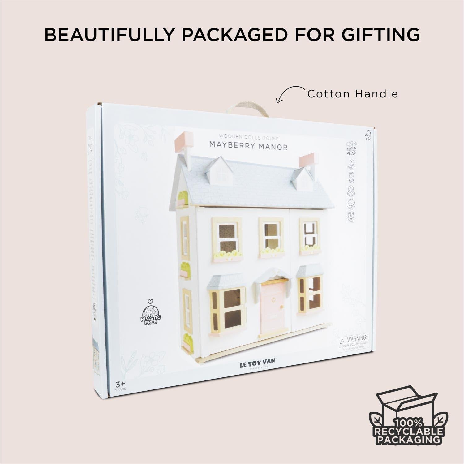 Casa de Muñecas Mayberry Manor Le Toy Van 3 Pisos 610mm