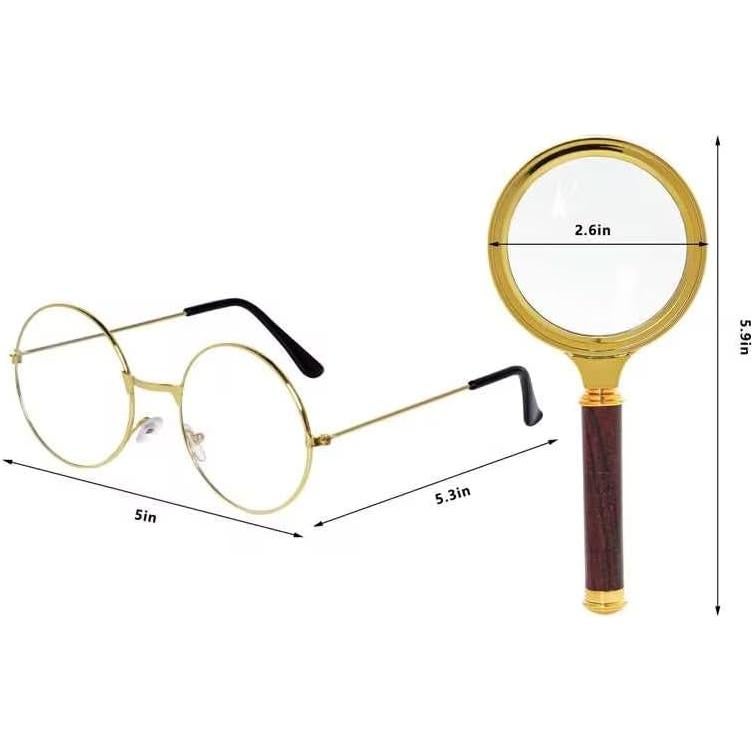 Disfraz de Detective HOVEOX con Sombrero y Accesorios