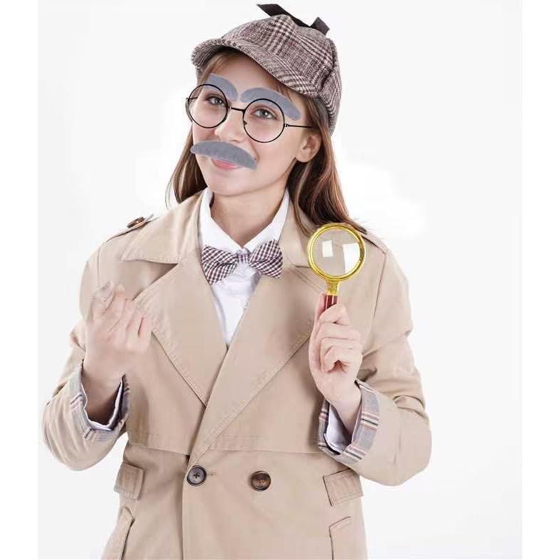 Disfraz de Detective HOVEOX con Sombrero y Accesorios