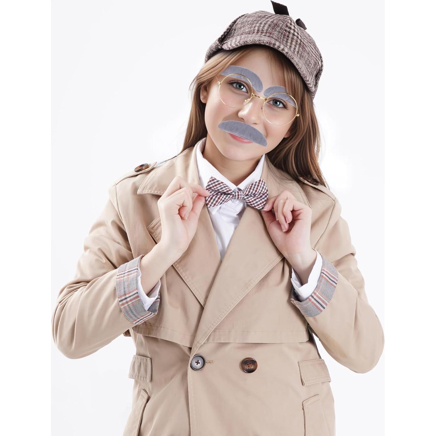 Disfraz de Detective HOVEOX con Sombrero y Accesorios