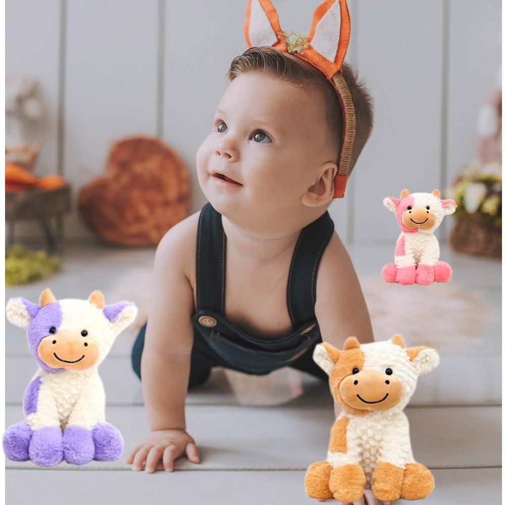 Muñeco de Peluche Vaca Rosa 20 cm YUKOUQIAN