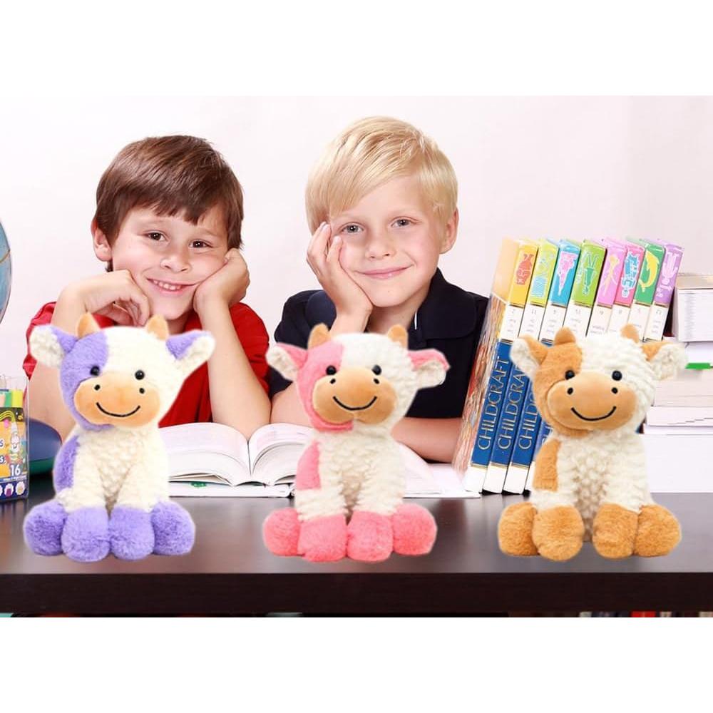 Muñeco de Peluche Vaca Rosa 20 cm YUKOUQIAN