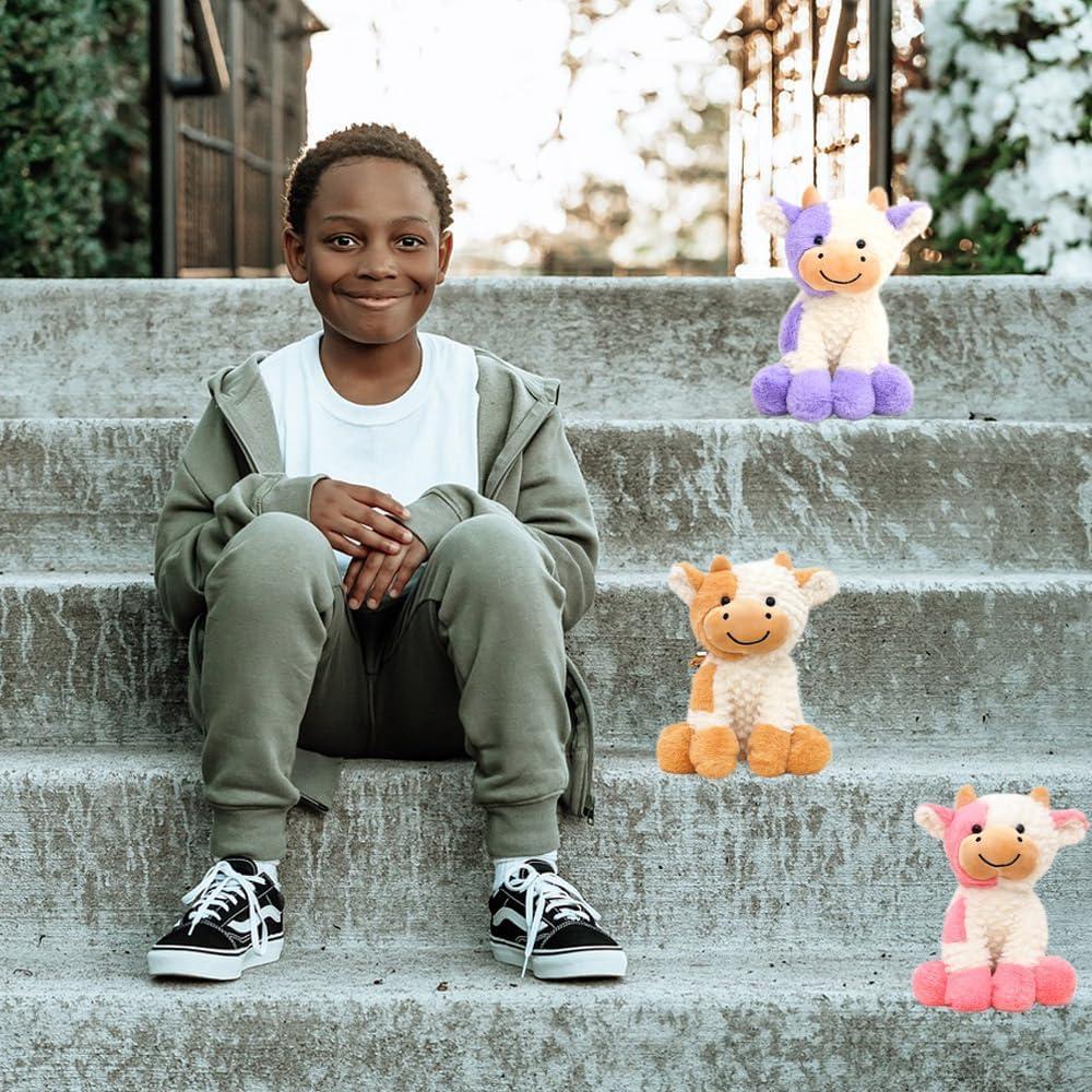 Muñeco de Peluche Vaca Rosa 20 cm YUKOUQIAN