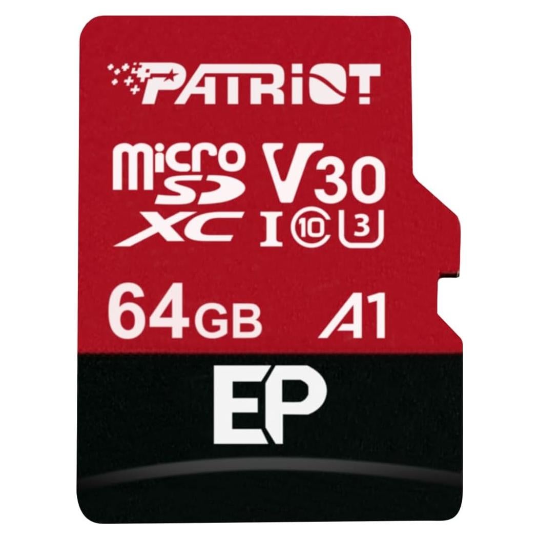Tarjeta Micro SD Patriot Memory 64GB A1 V30 4K para Android