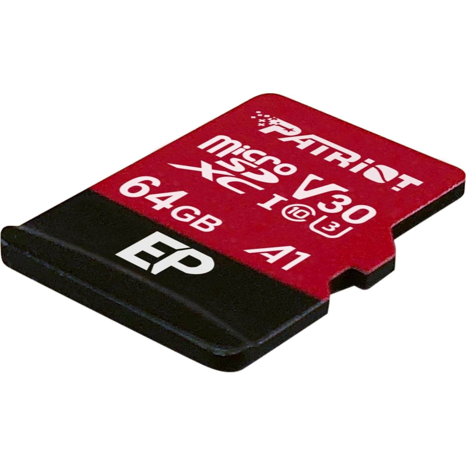 Tarjeta Micro SD Patriot Memory 64GB A1 V30 4K para Android
