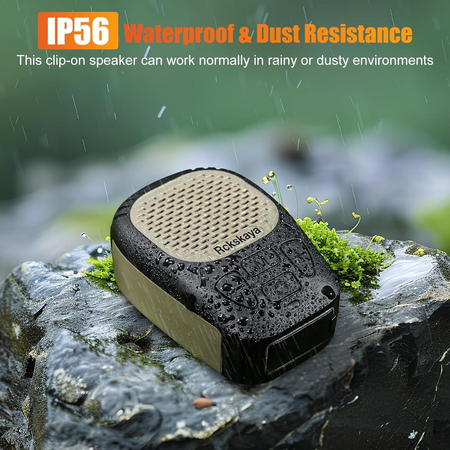 Altavoz Bluetooth Portátil Rckskaya WS-1 Clip On Verde Militar