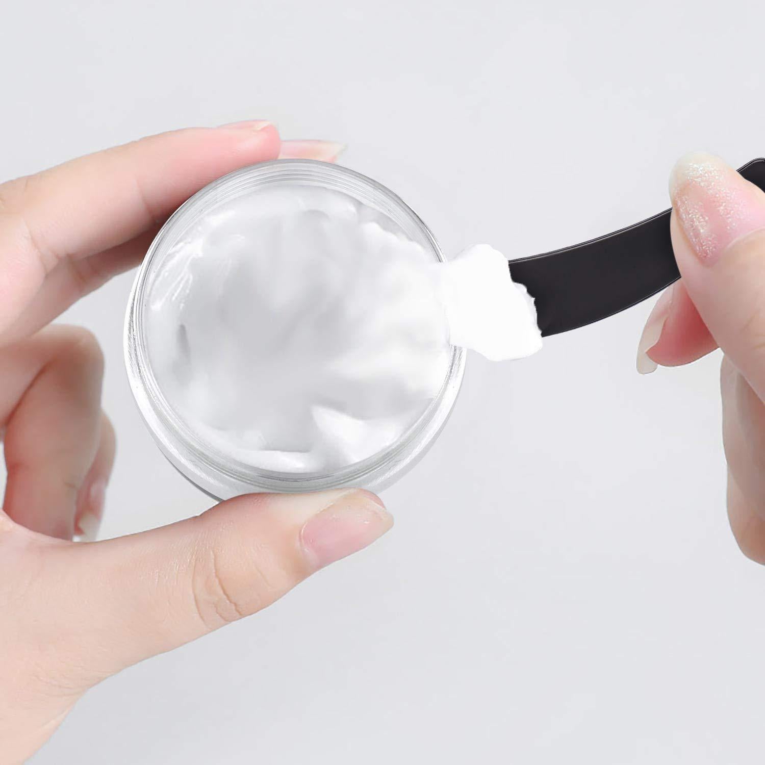 Tarros Cosméticos Recargables BTYMS 10g - Paquete de 100 + 10 Espátulas