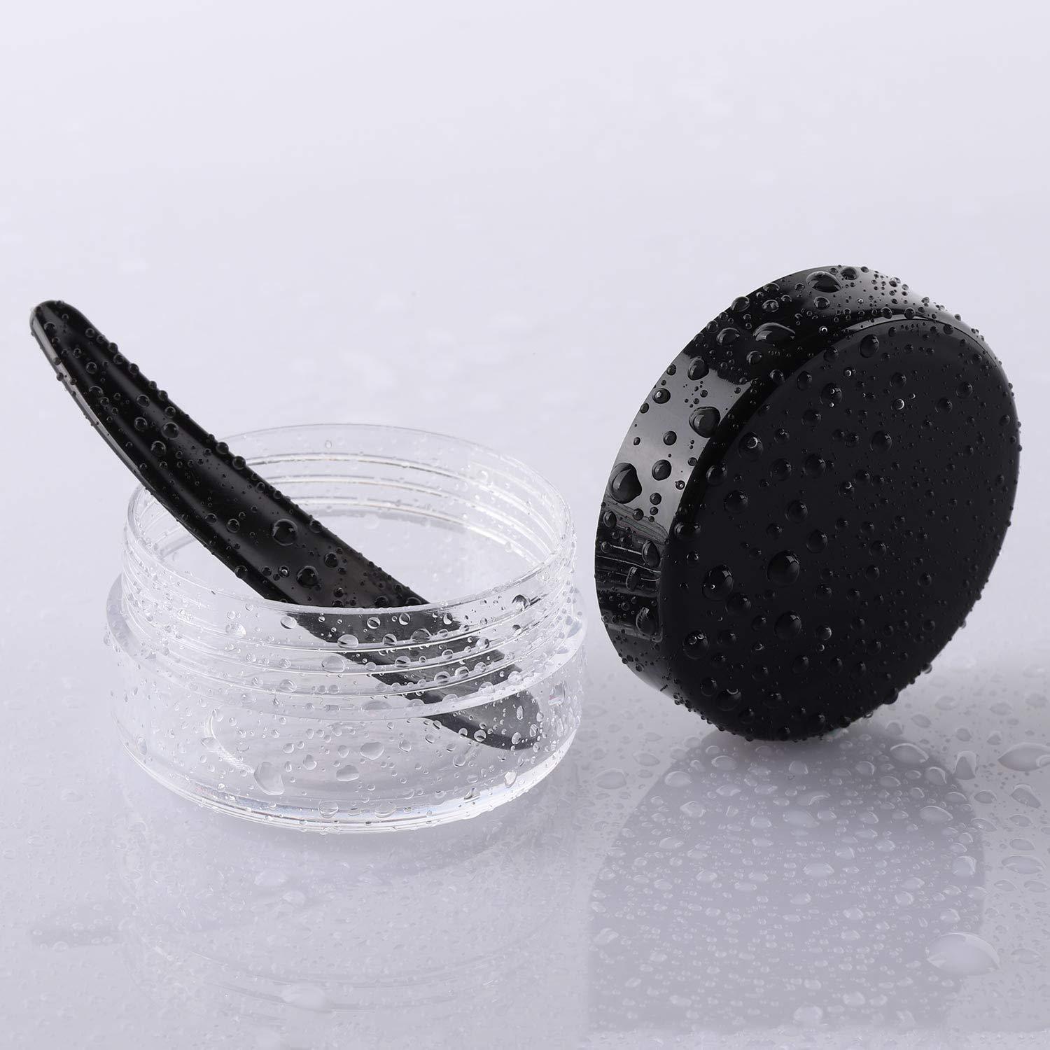 Tarros Cosméticos Recargables BTYMS 10g - Paquete de 100 + 10 Espátulas