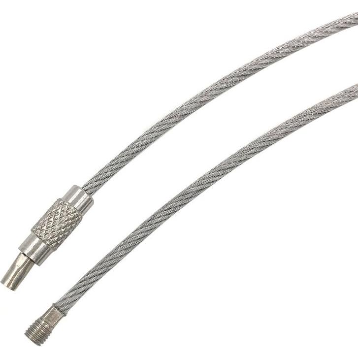 Paquete de 5 Asas de Acero Inoxidable para Etiquetas de Equipaje