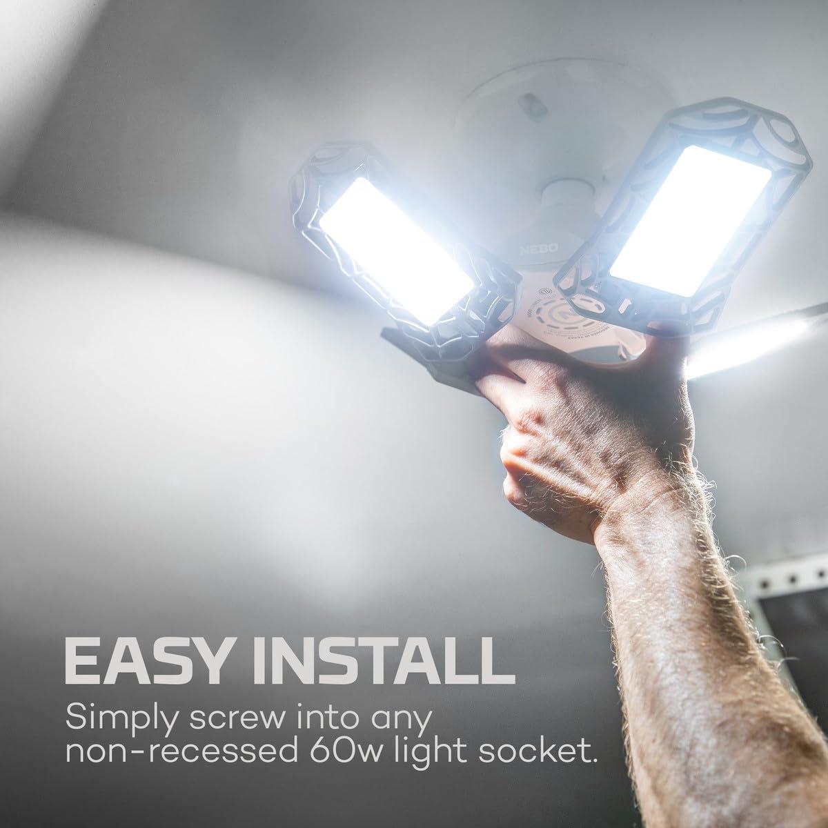 Luz de Garaje LED NEBO High Bright 9000 Lúmenes 60W