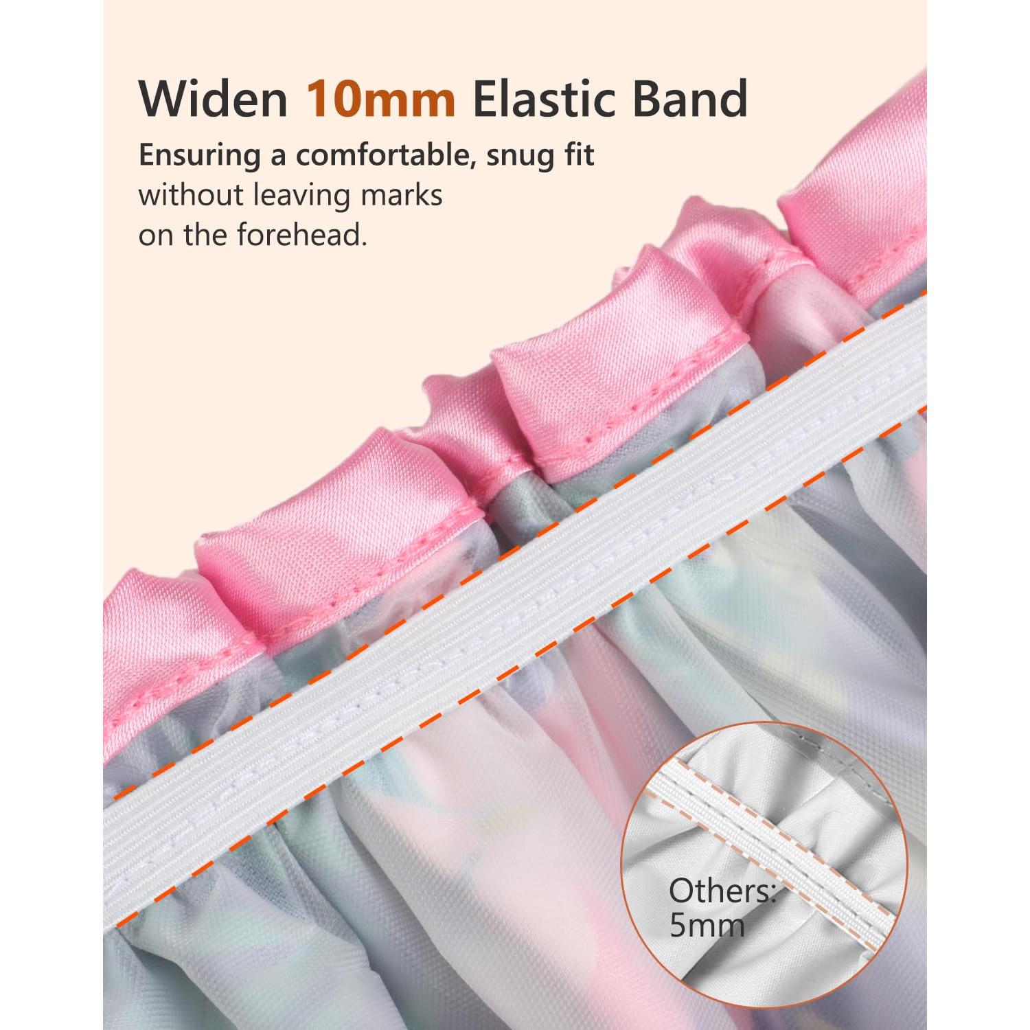 Gorro de Ducha Mikimini Floral Reutilizable para Mujeres y Niñas