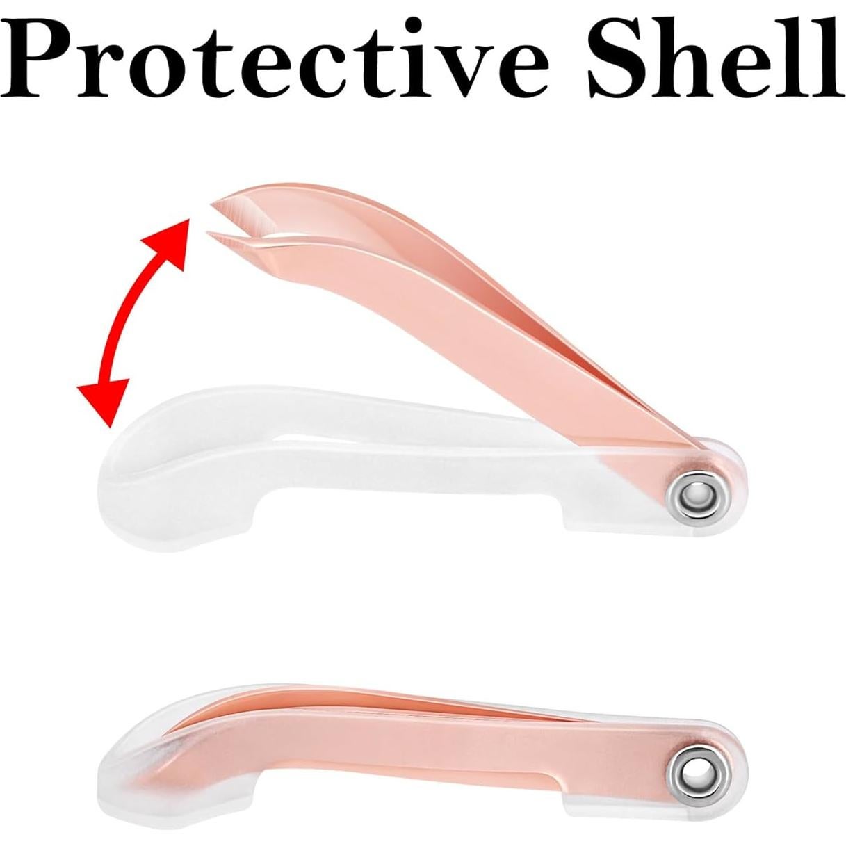 Cortador de Cutículas MOOSEC Mini Acero Inoxidable Dorado