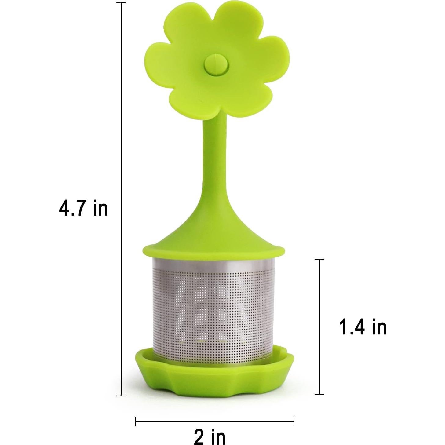 Infusores de Té de Silicona HQSLsund - Paquete de 2 Colores