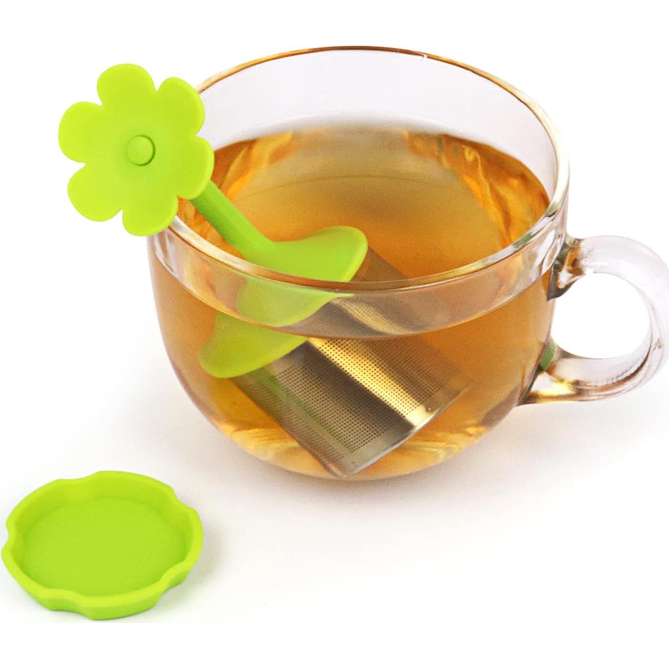 Infusores de Té de Silicona HQSLsund - Paquete de 2 Colores