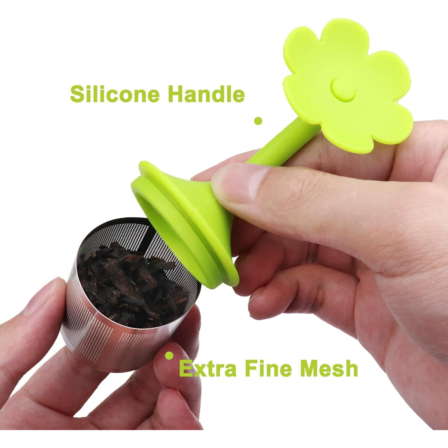 Infusores de Té de Silicona HQSLsund - Paquete de 2 Colores