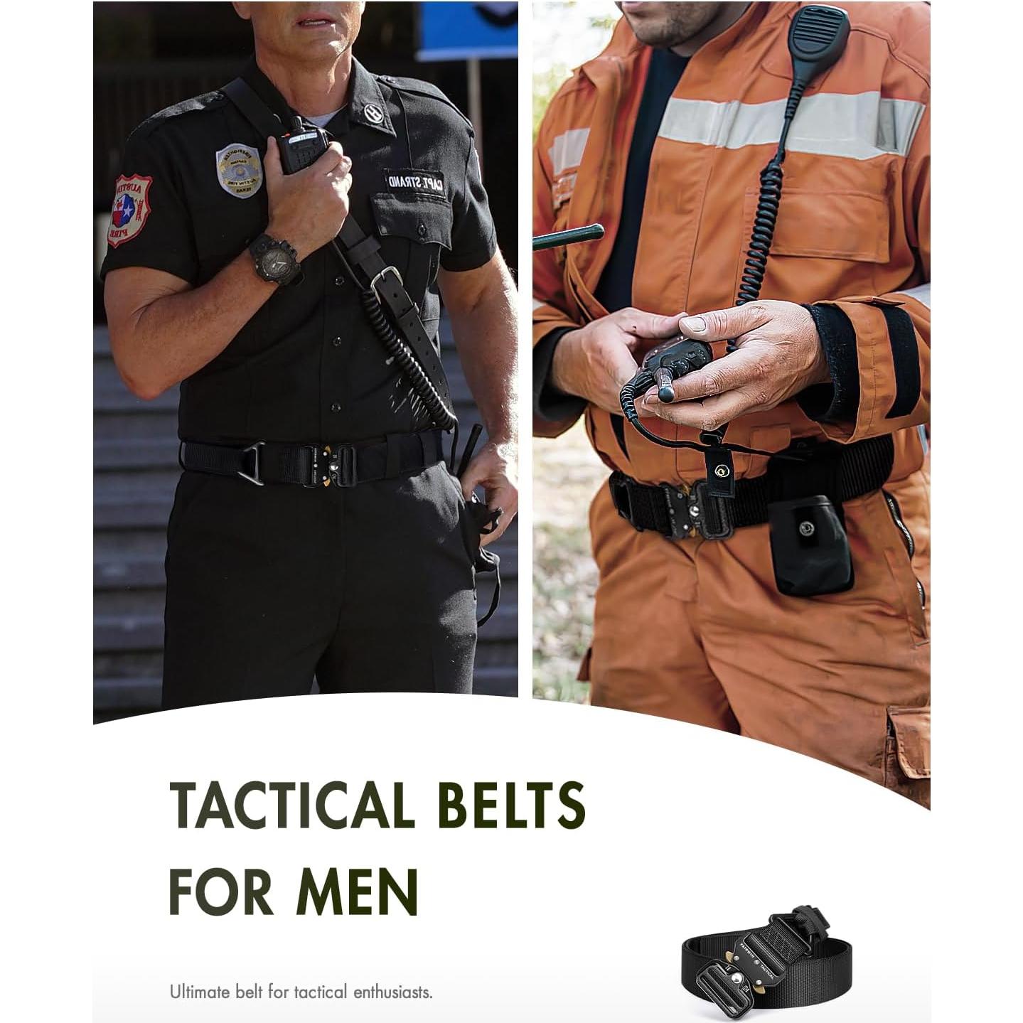 Cinturón Táctico Fairwin 1.5" Nylon Utilitario Hombre