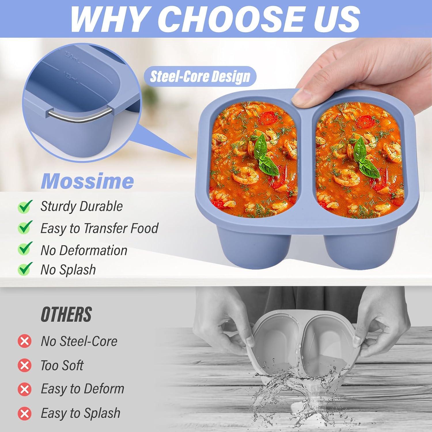 Moldes de Silicona para Congelar Sopa Mossime 1 Taza 250ml