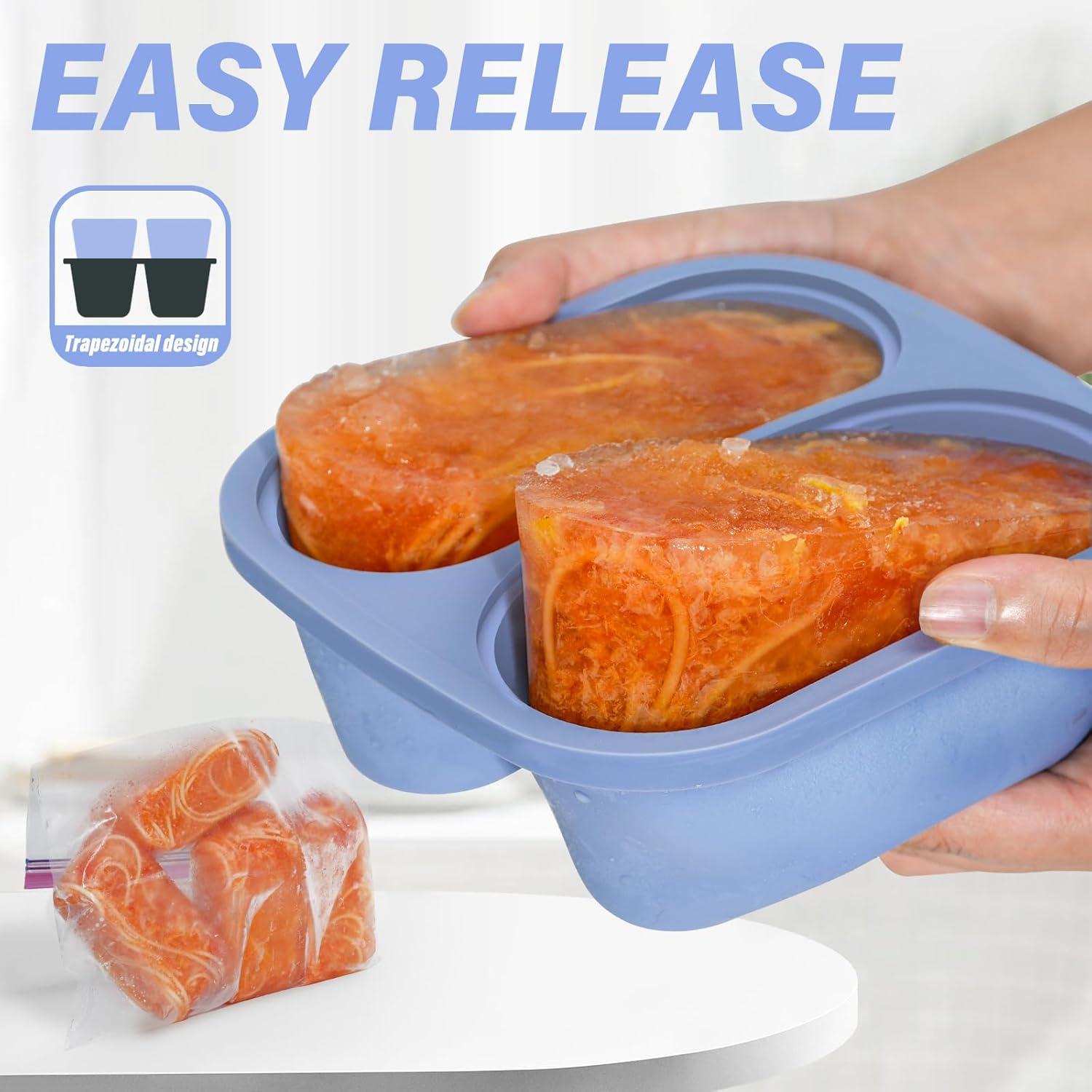 Moldes de Silicona para Congelar Sopa Mossime 1 Taza 250ml