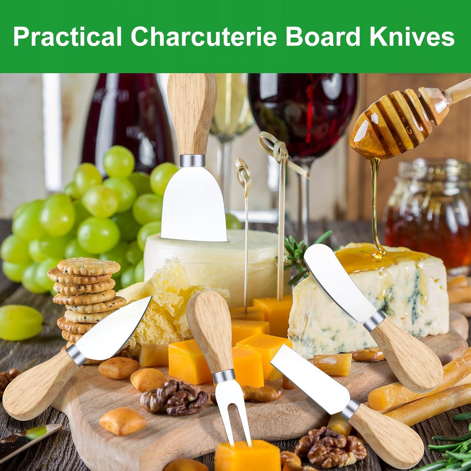 Juego de 10 cuchillos para queso ProudMoore - Acero inoxidable