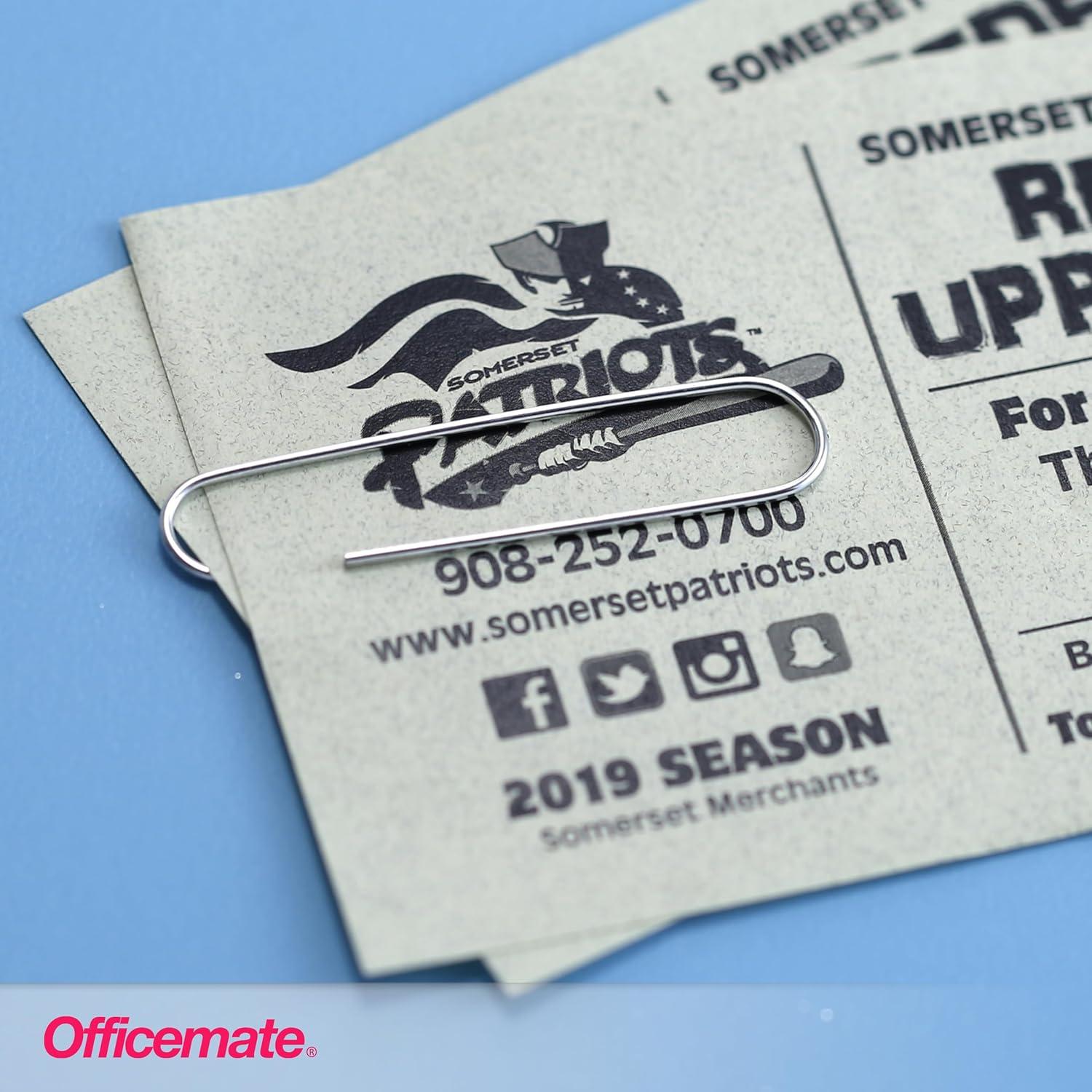 Ganchos de Papel Gigantes Officemate 99914 - Paquete 1000 Unidades