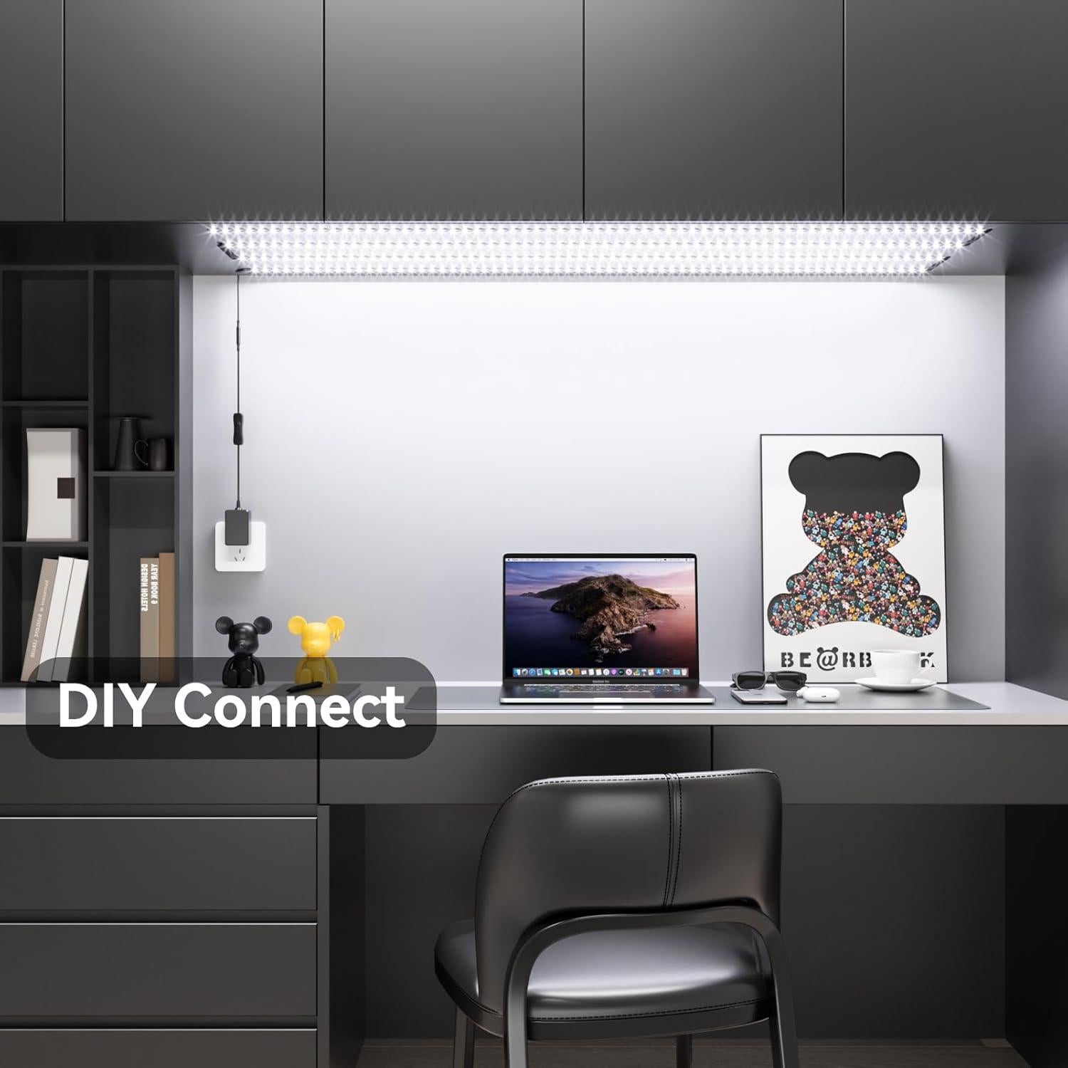 Kit de Iluminación LED Bajo Gabinete WOBANE 2m 1200lm 6000K