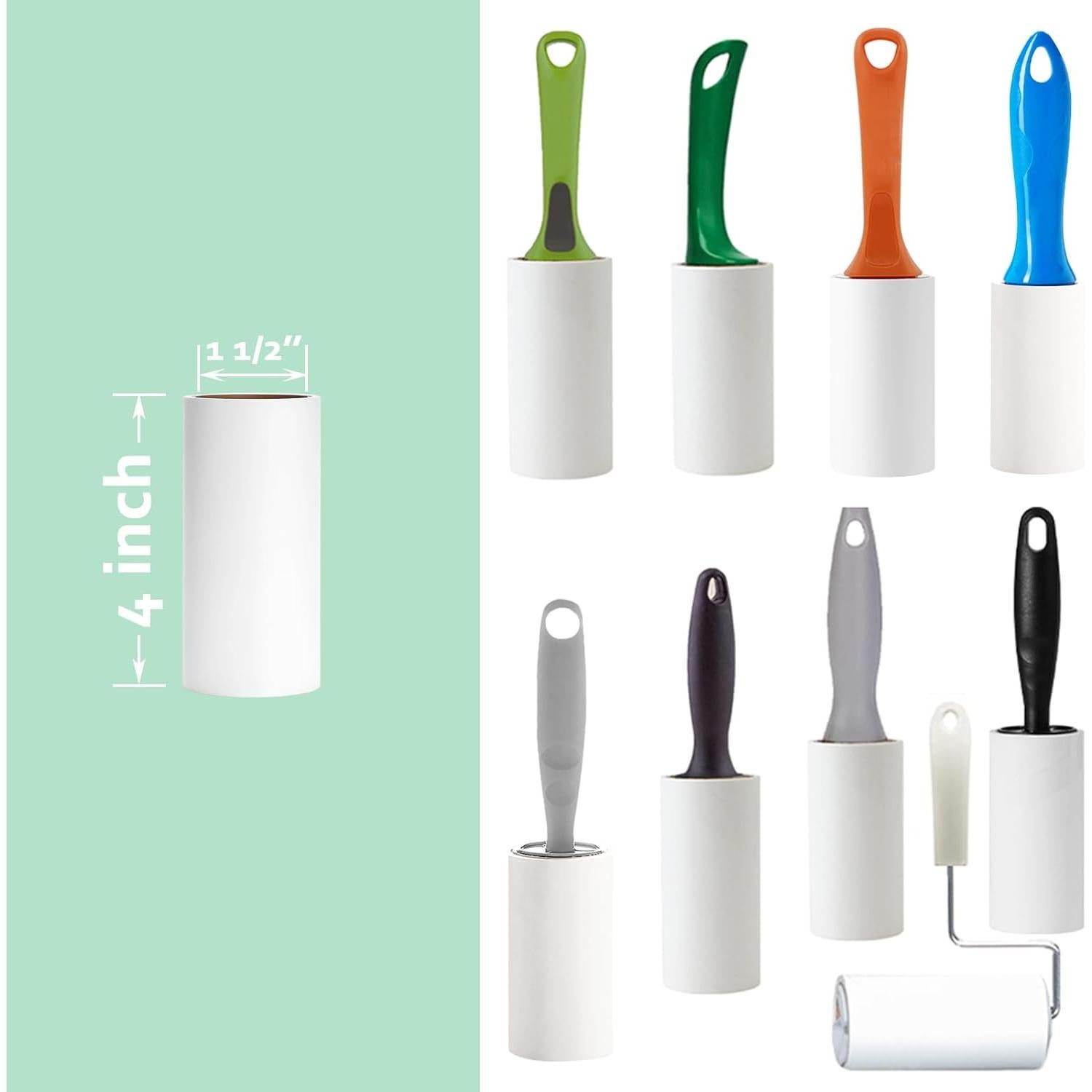 Recargas de Rodillo de Pelusa Evercare 4" - 5 Paquetes 300 Hojas