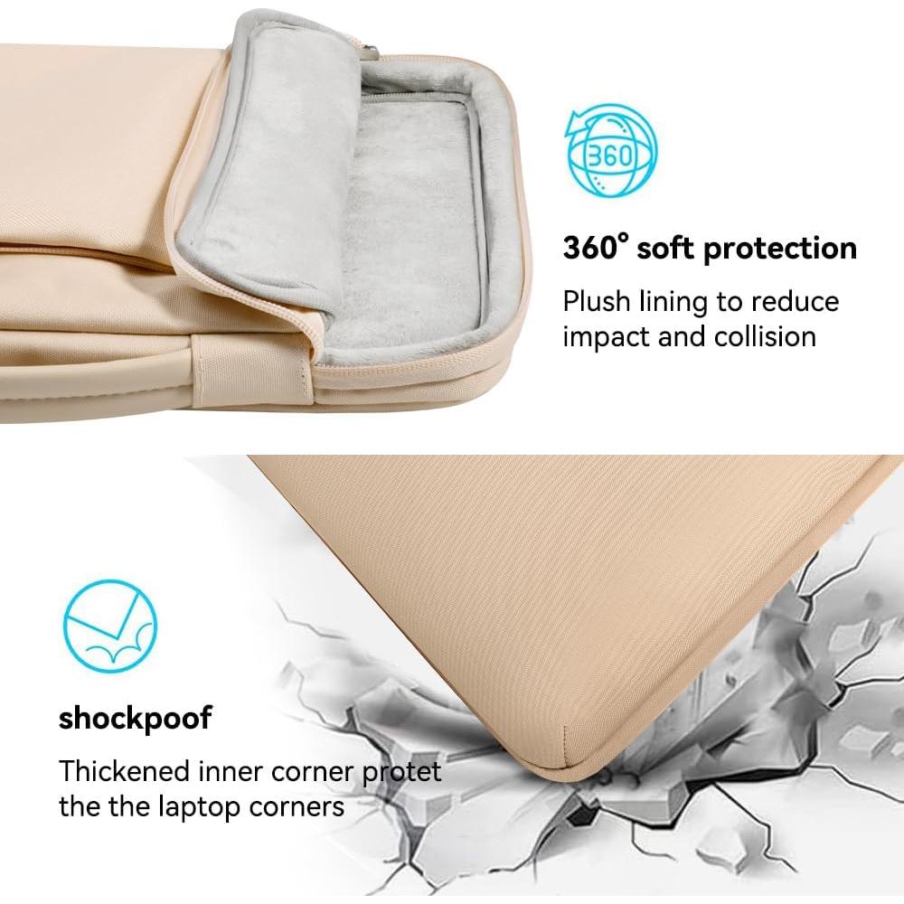 Funda para Laptop LANDICI 13-13.6" Impermeable Albaricoque
