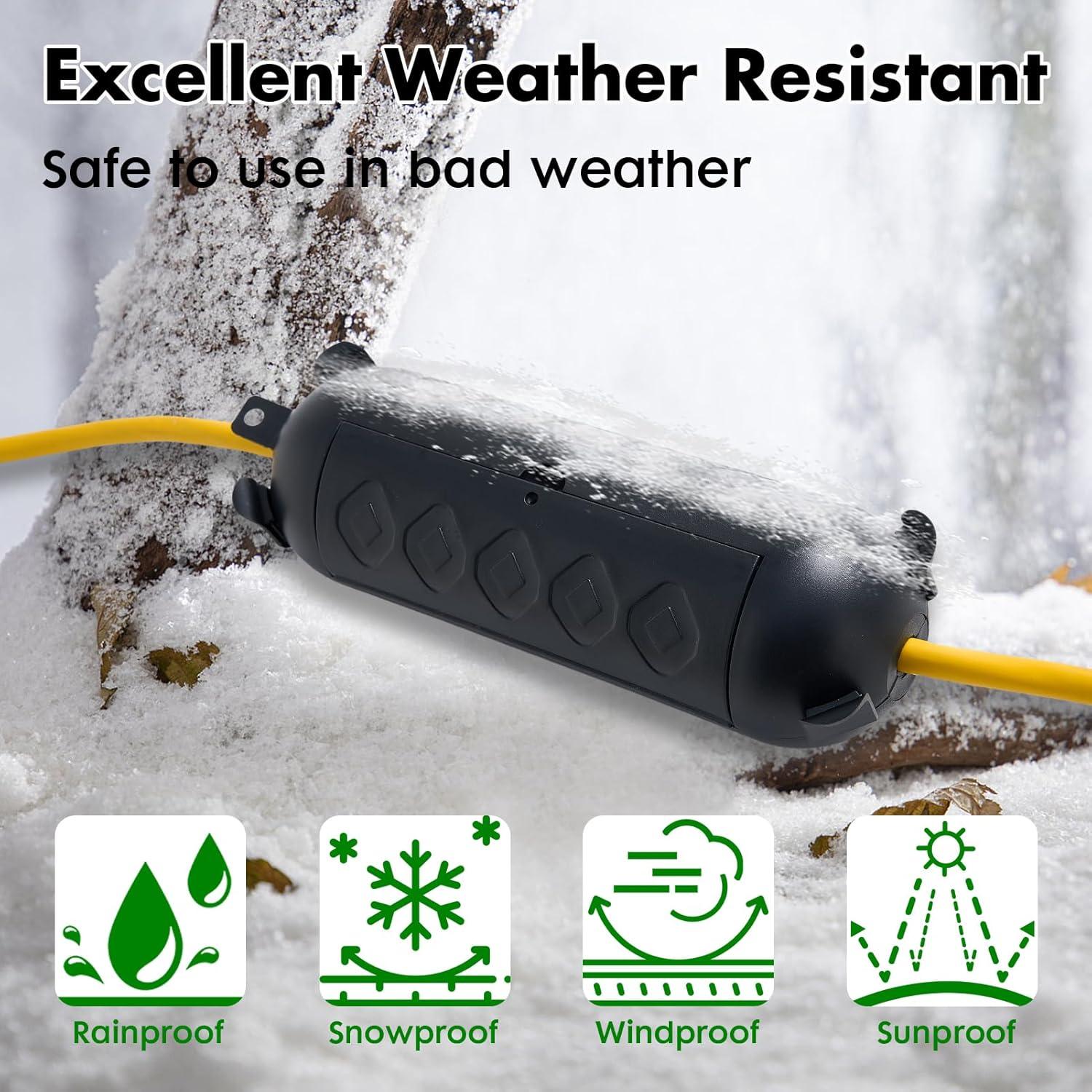 Cubierta de Cable de Extensión para Exterior YoJoe Impermeable