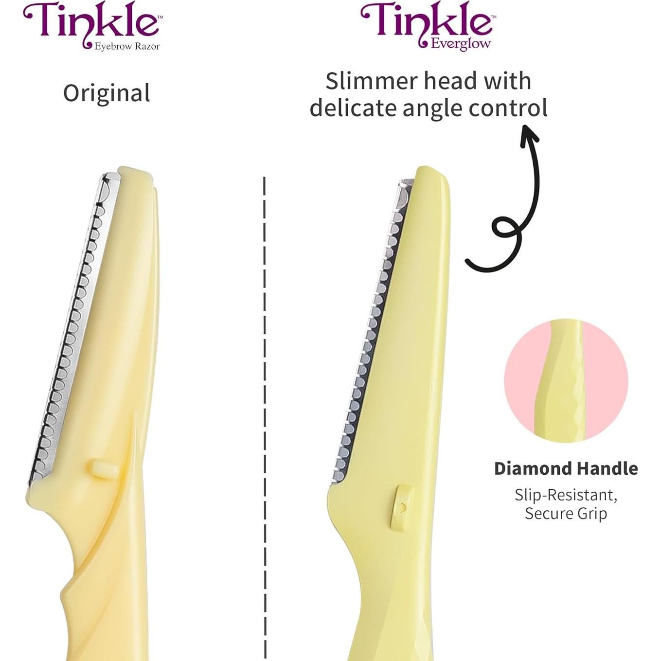 Herramienta de Dermaplaning Tinkle Everglow | 3 Navajas Multifuncionales