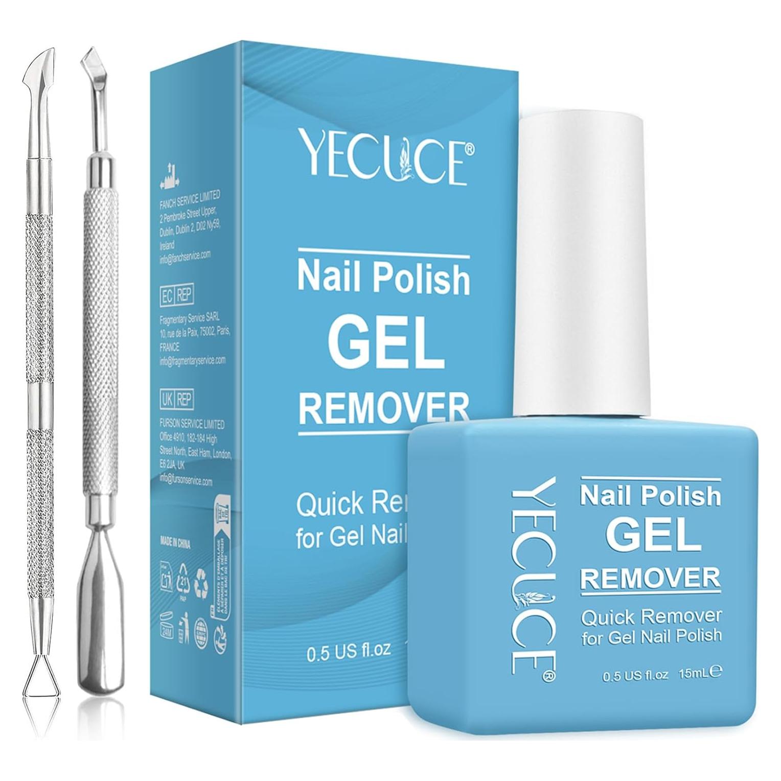 Removedor de Esmalte de Uñas en Gel SHANWU 15 ml Rápido y Eficaz