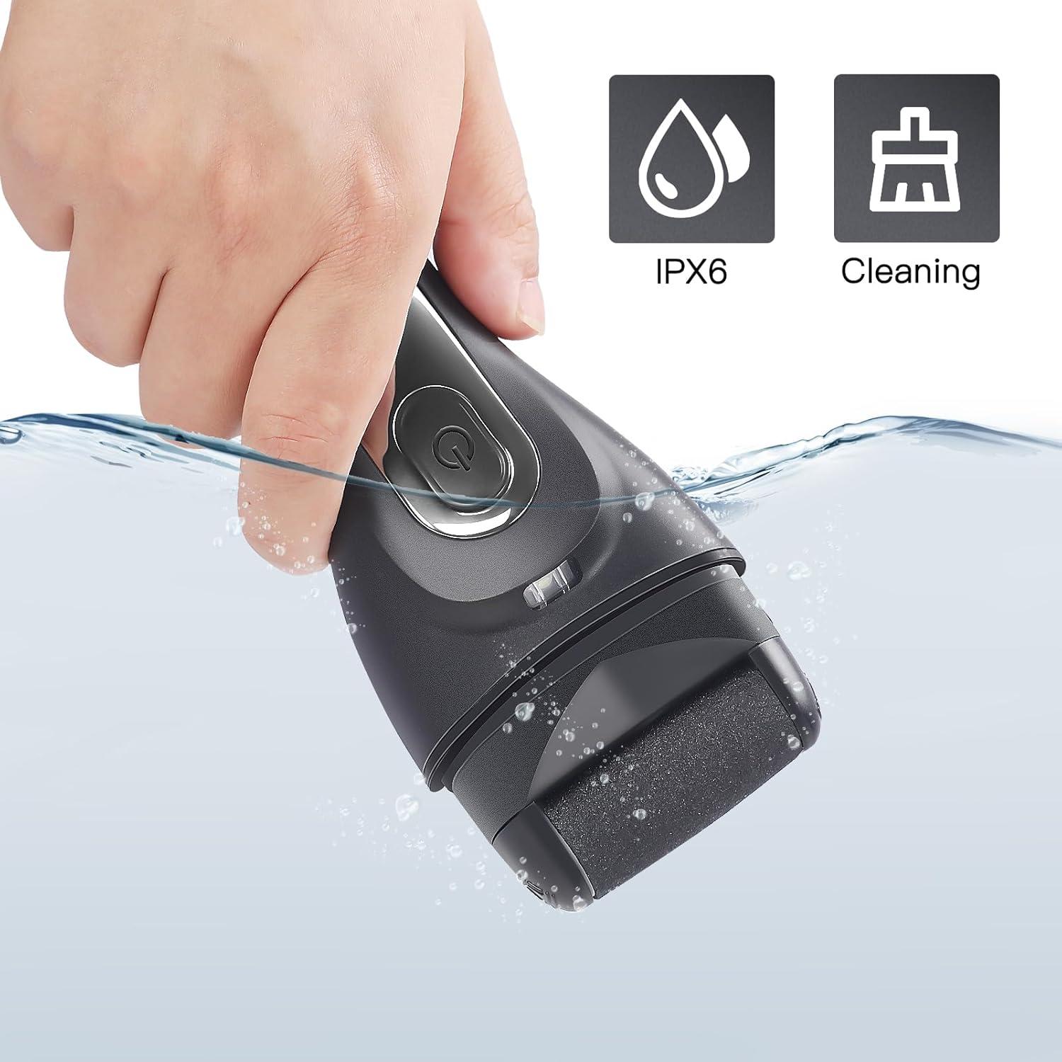 Removedor Eléctrico de Callos BDFDSJ Negro, Kit Pedicura Profesional