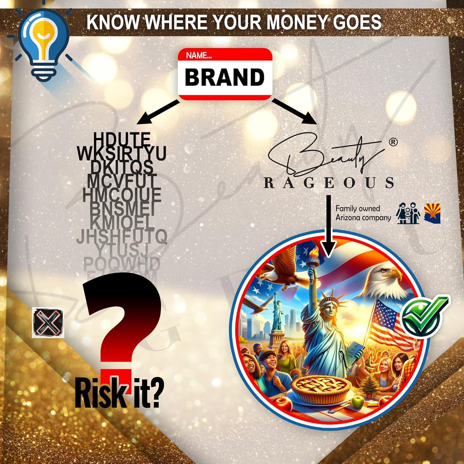 Pinzas para el Cabello Beauty Rageous 4.83 cm - 400 Unidades