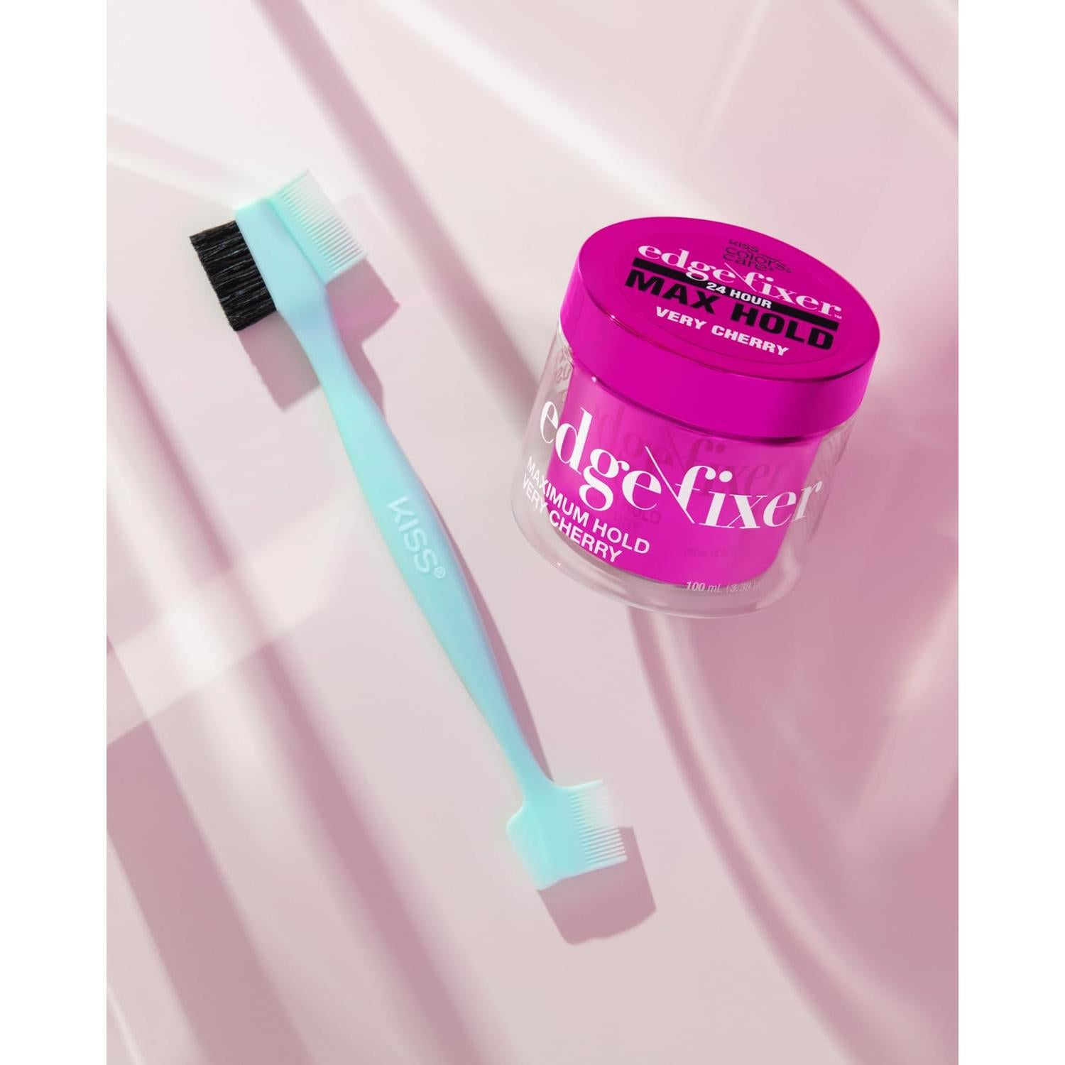 Cepillo 4-en-1 KISS Colores y Cuidado con Peines y Espátula