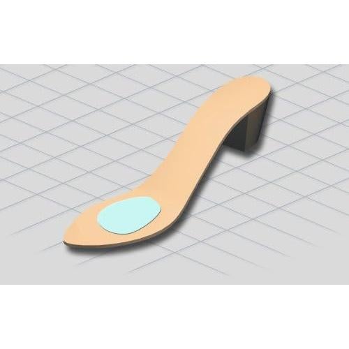 Almohadilla Autoadhesiva Pedag 2832 Chica Cuero Negro