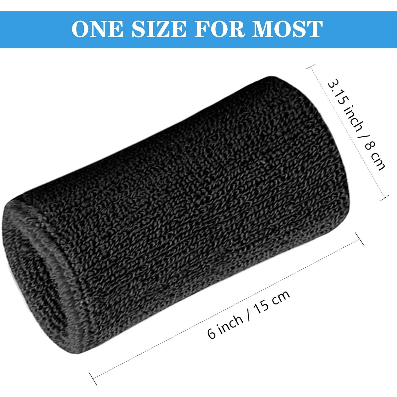 Banda de Sudor para Muñeca IMAGERIO 15 cm - Paquete de 4