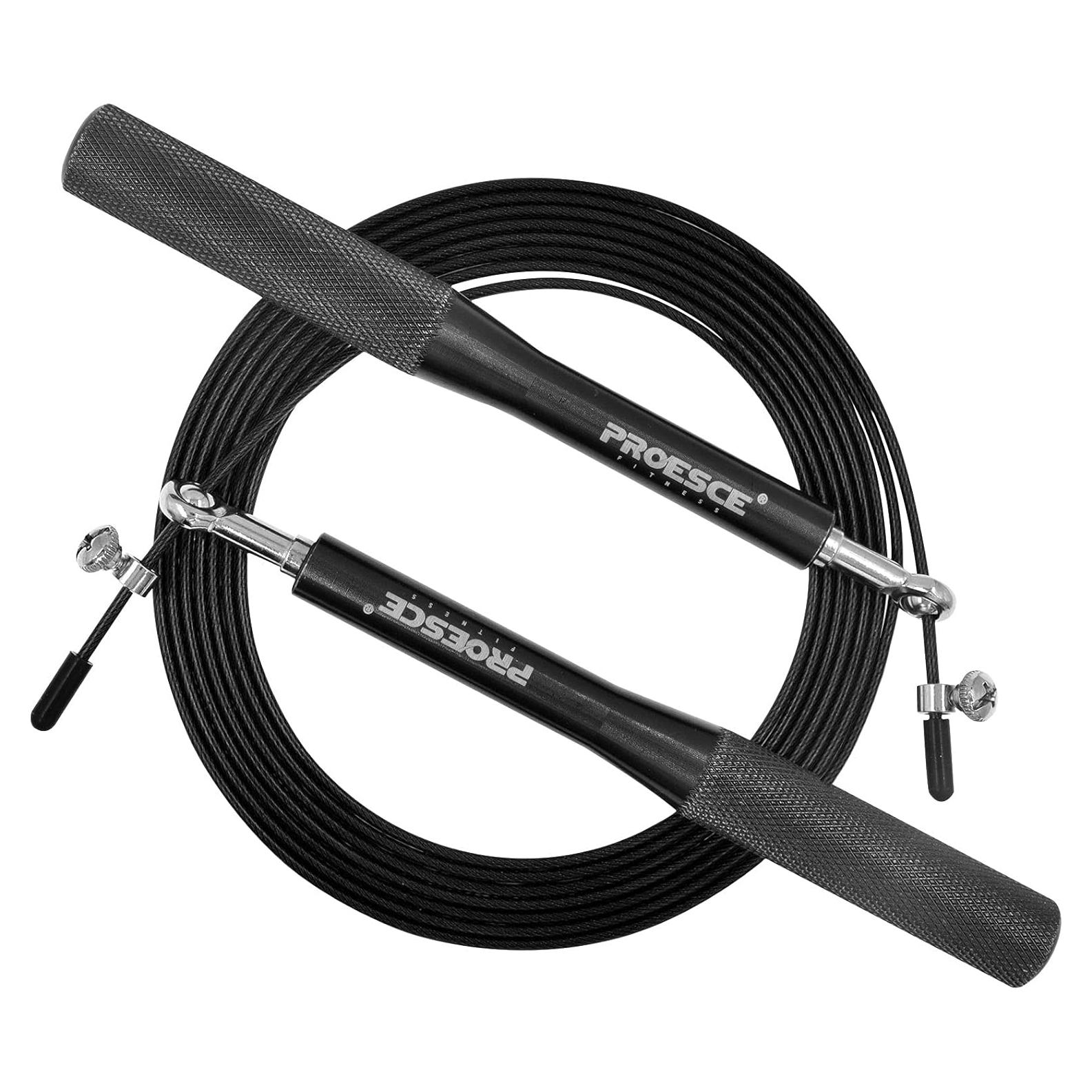 Cuerda de Salto Ajustable Callfit con Mango de Aluminio Antideslizante