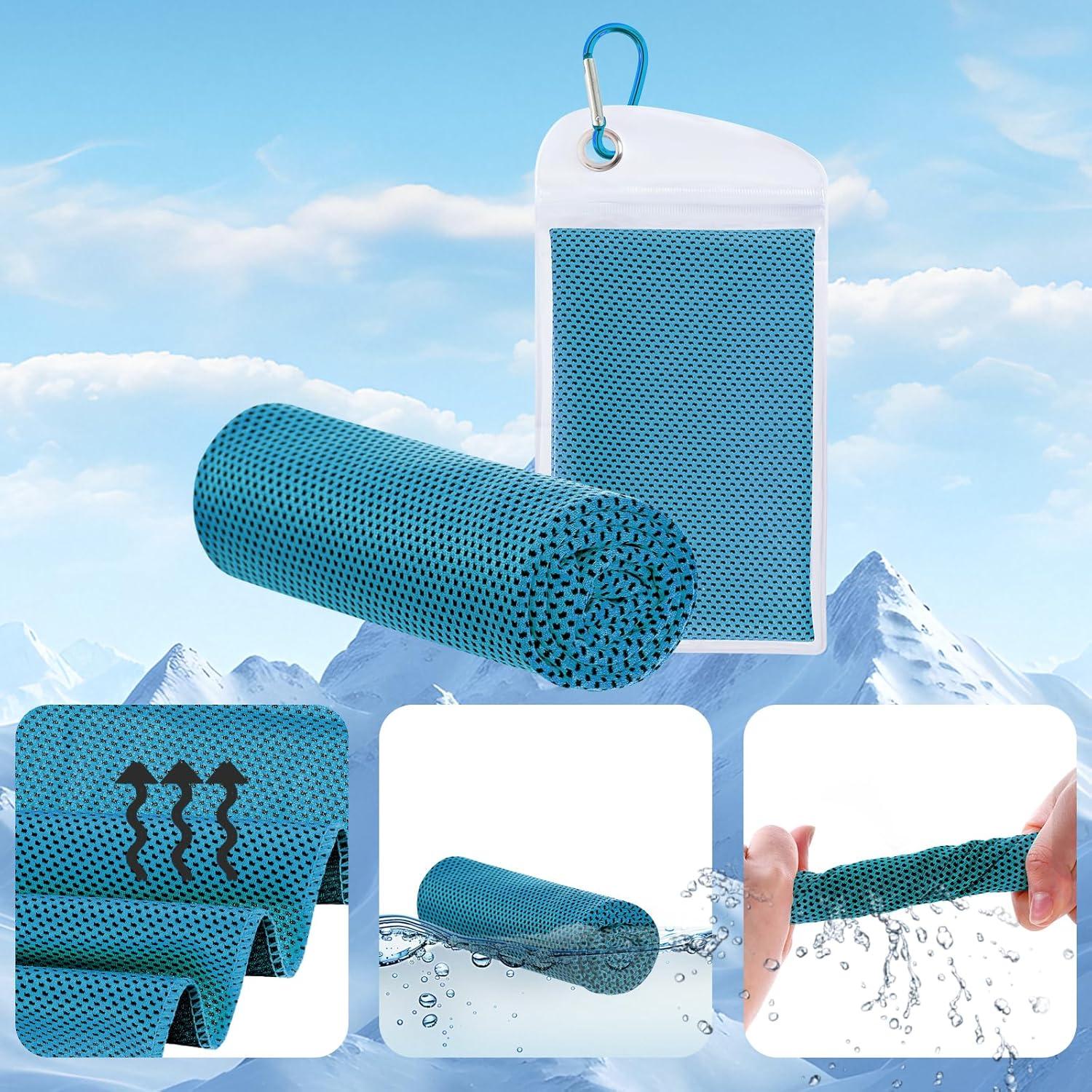 Toallas Enfriadoras Multiusos Pistha 101.6x30.5 cm - 4 Unidades