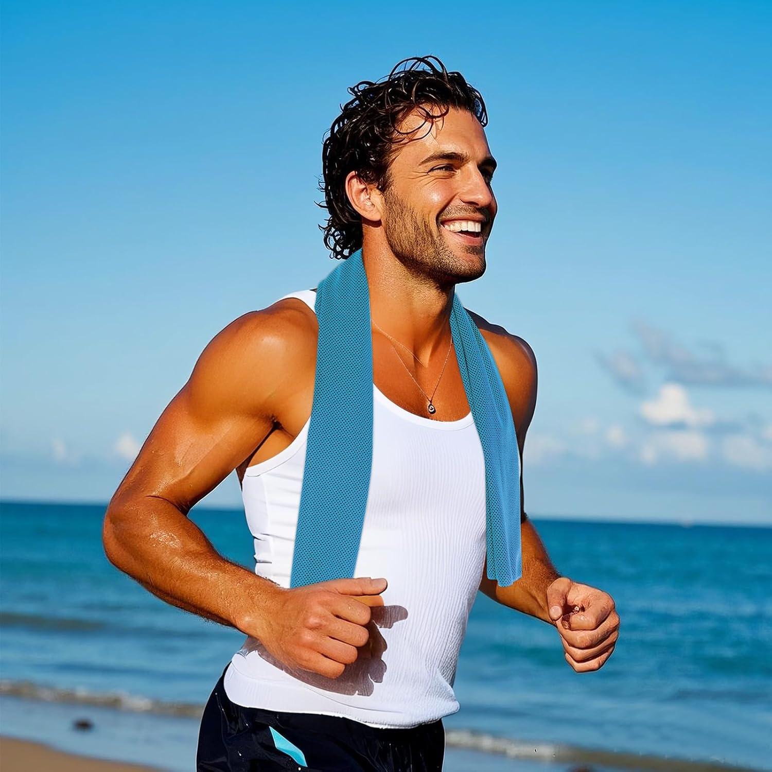 Toallas Enfriadoras Multiusos Pistha 101.6x30.5 cm - 4 Unidades