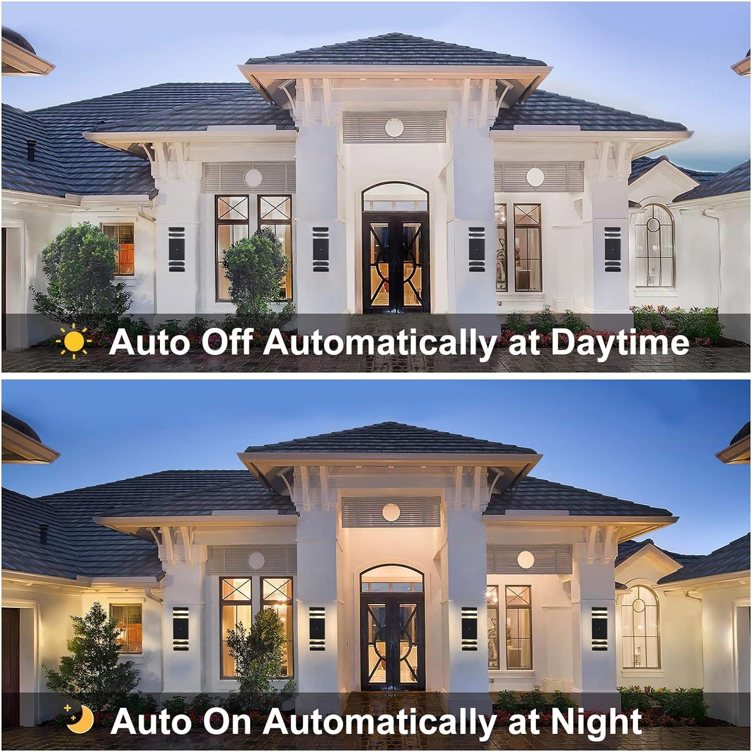 Aplique de Pared LED BOXCUPIN 14W con Sensor IP65 para Exterior