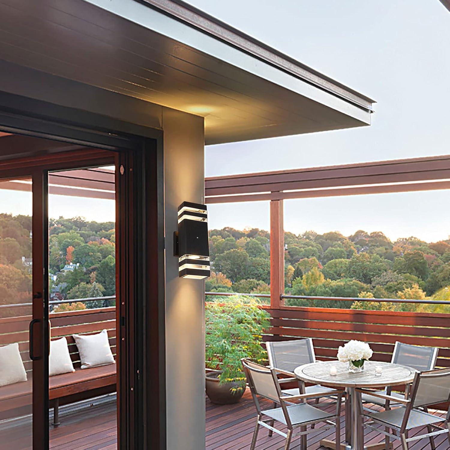 Aplique de Pared LED BOXCUPIN 14W con Sensor IP65 para Exterior