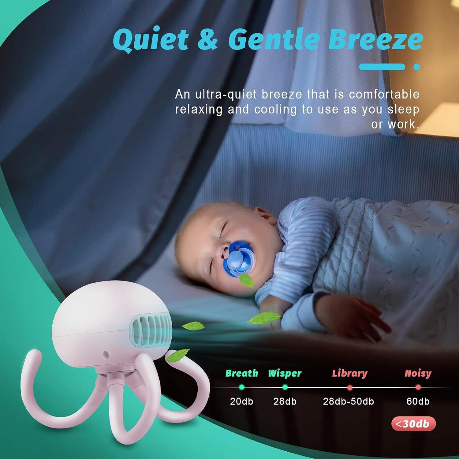 Ventilador Portátil Sin Aspas Andrti A-1 Rosa 3 Velocidades