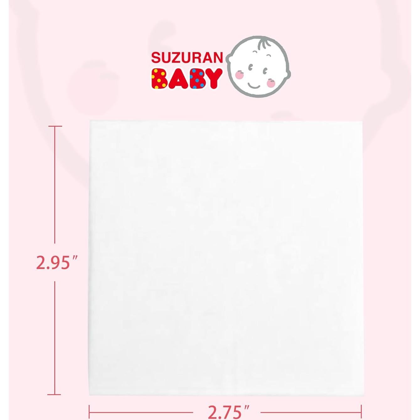 Toallitas Orales Suzuran para Bebés - 30 Paquetes Individuales