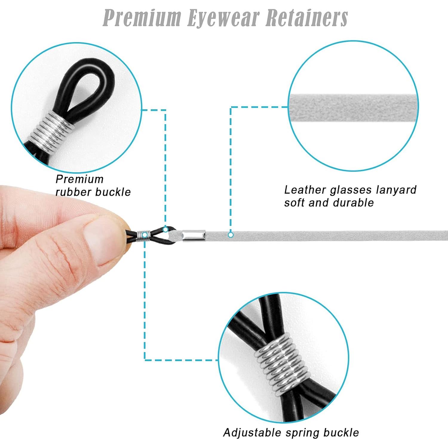 Correa Ajustable para Gafas 6 PCS - Suedette Duradera