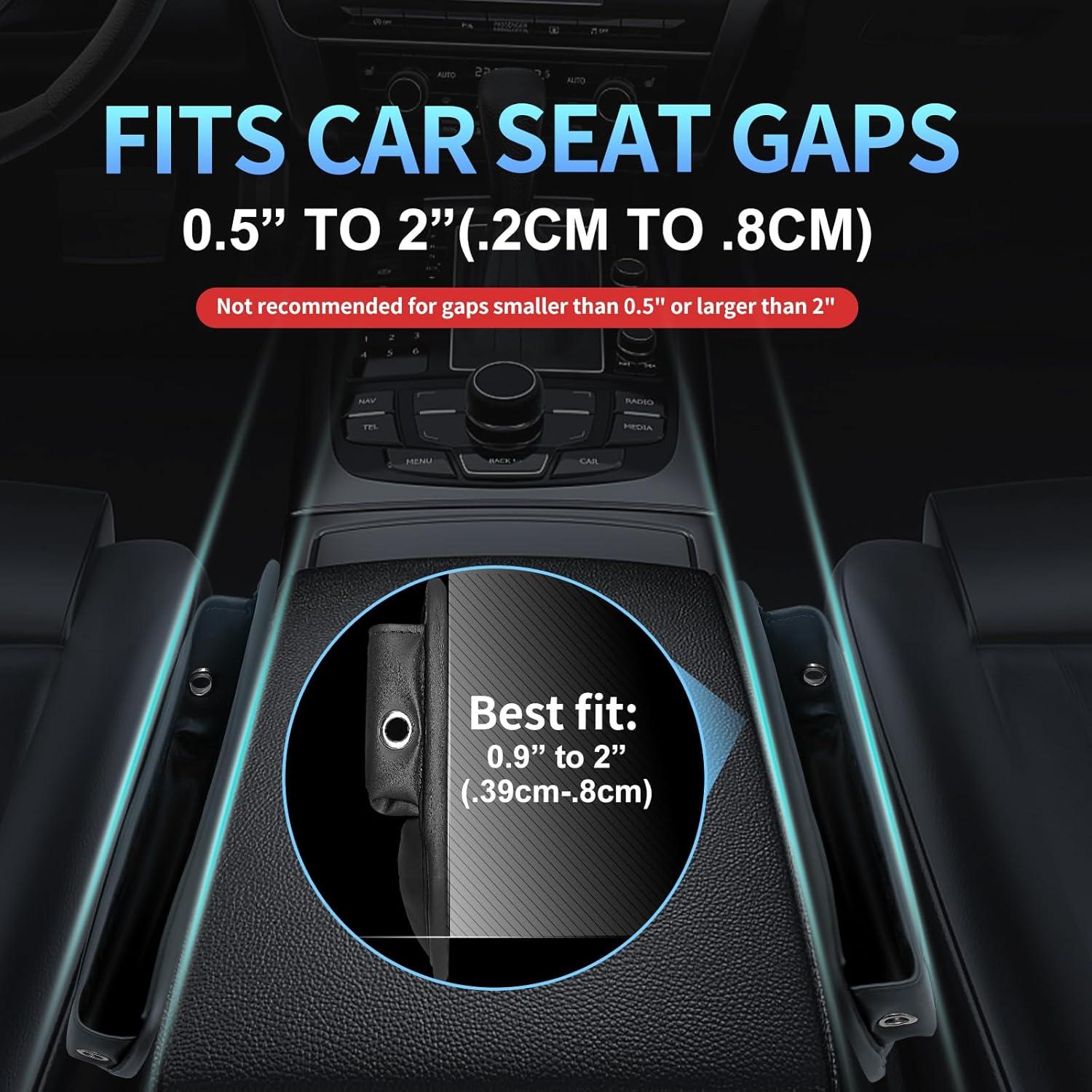 Organizador de Relleno de Espacio entre Asientos LL-OHBIJ Negro