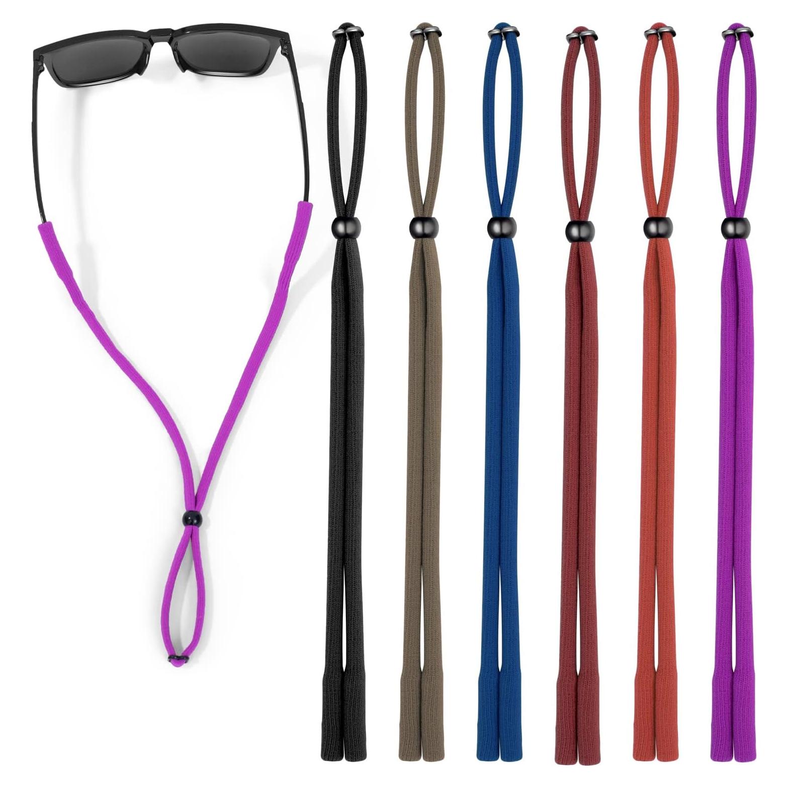 Correa para Gafas 6 PCS Ajustable Nylon Spandex Multicolor