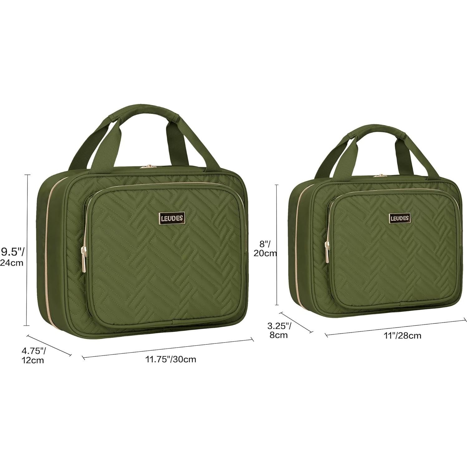 Organizador de Medicamentos Leudes Travel Mediano Verde Militar