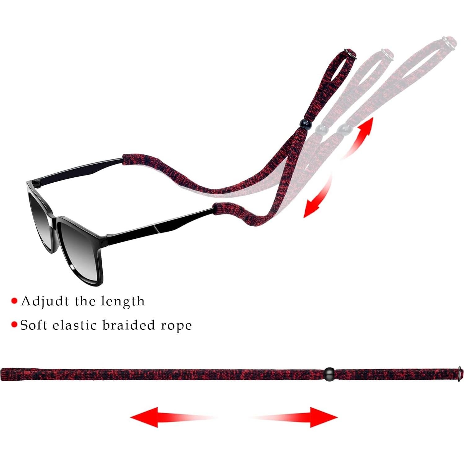 Correa para Gafas 6 PCS Ajustable Nylon Spandex