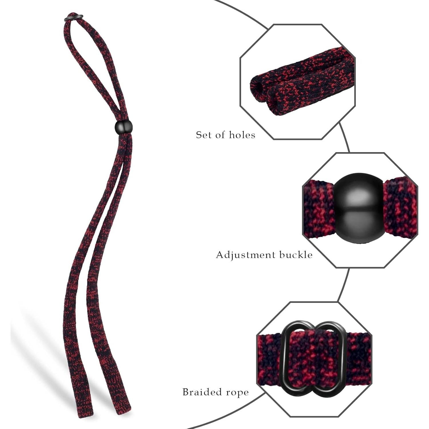 Correa para Gafas 6 PCS Ajustable Nylon Spandex