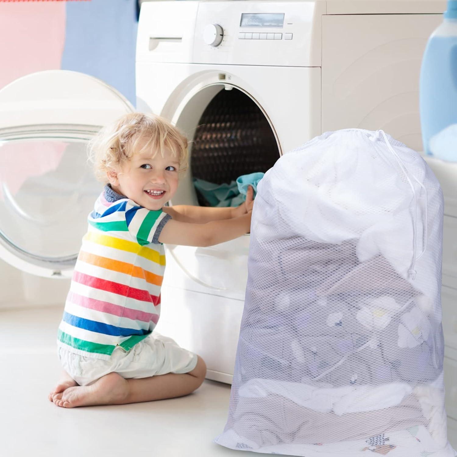 Bolsa de Lavandería de Malla Grande Meowoo 27x36 cm 2pcs