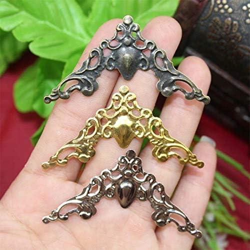 120 Piezas Esquinas de Libro de Metal Vintage CATOSUM